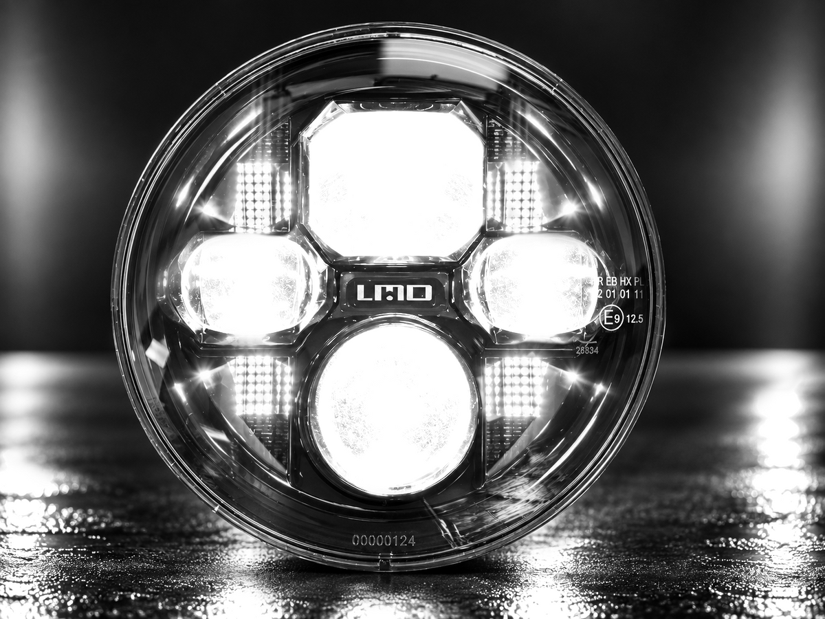 Optiques LED 7" ESURA avec clignotant et feu de position - Lumidrive