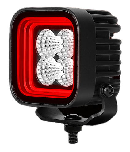 Feu de travail LED Halox 30W à 60W avec feu de position - Lumidrive