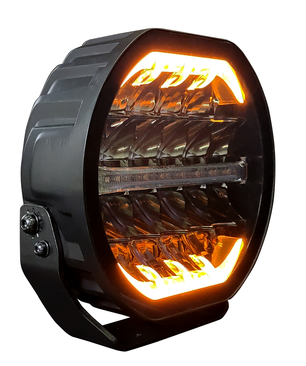 Longue portée LED Lumidrive Pulsor 9 pouces 155W Position Orange