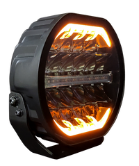 Longue portée LED Lumidrive Pulsor 9 pouces 155W Position Orange