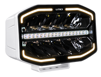 Feu de position blanc et orange Lumidrive Night Seeker S1 Boitier Blanc