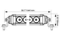 Gebogene XPL LED-Lichtleiste 54" 210W mit Halo - Vision X