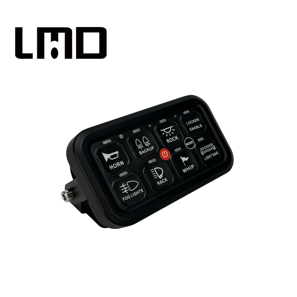 Boîtier de commande électrique Switch Panel 8 boutons Bluetooth Lumidrive