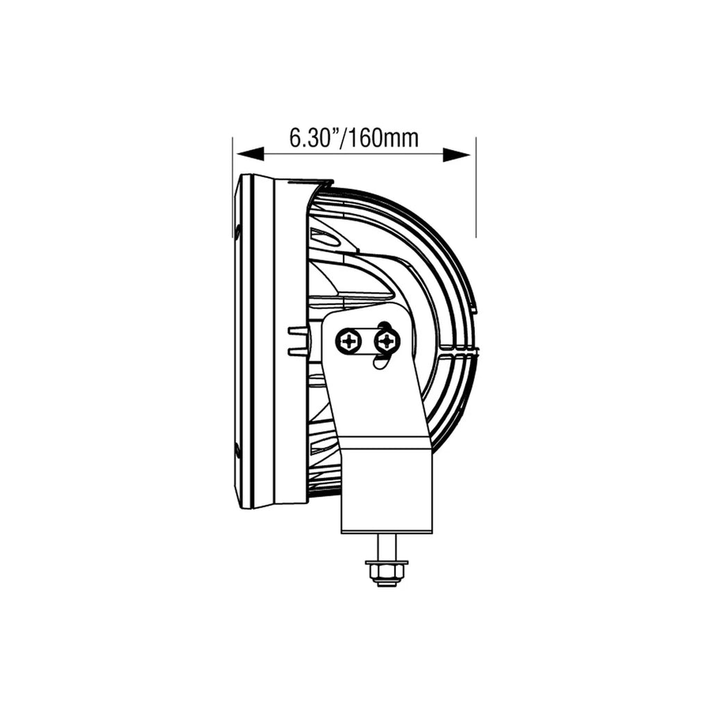 LED-verstraler CG2 8,7" Multi LED 168 W brede bundel - Vision X