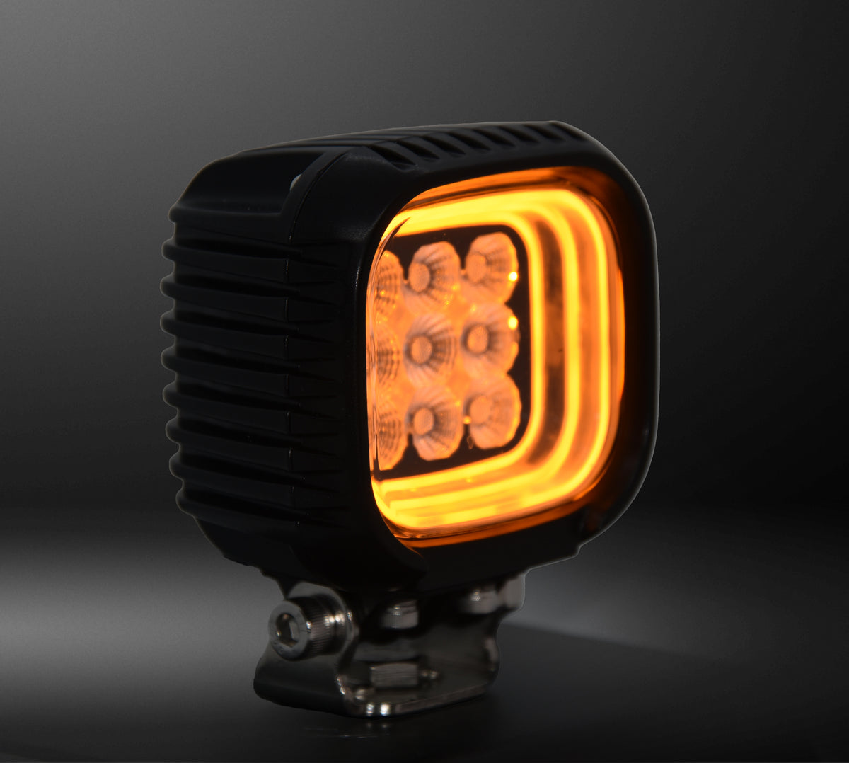Feu Lumidrive Cube avec position orange allumée