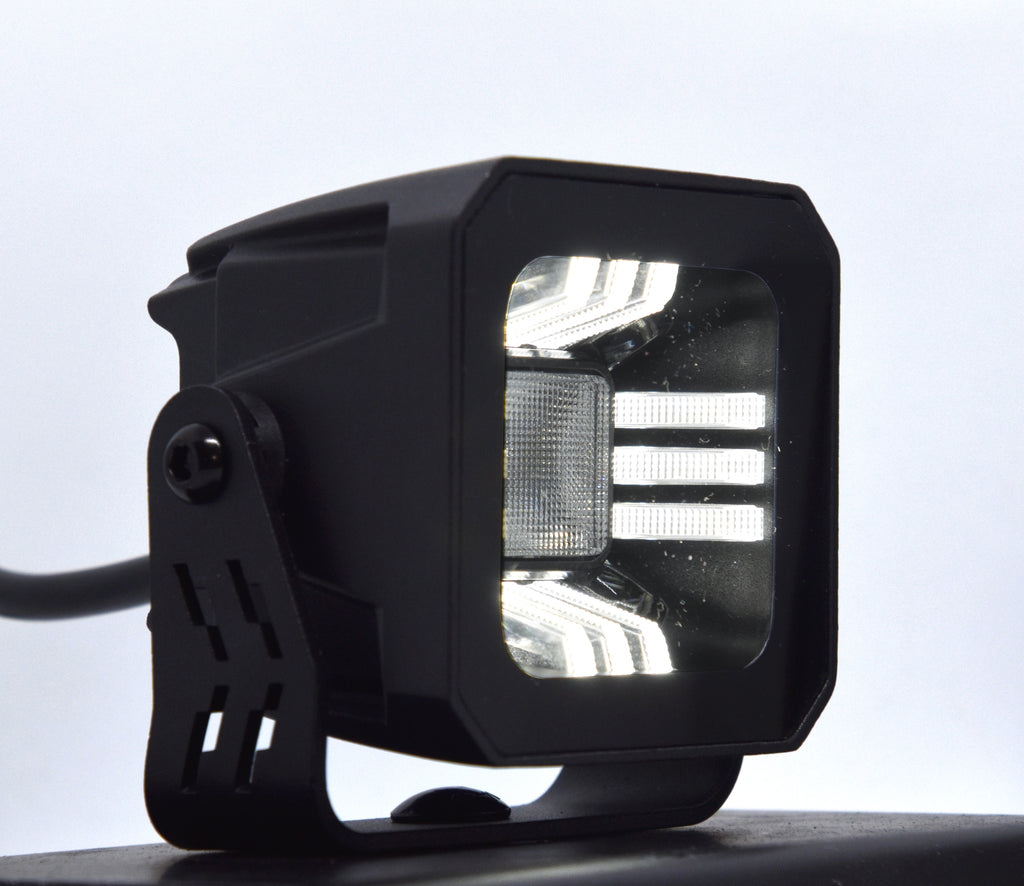 Pod LED Dark Drive Spot avec feu de position blanche