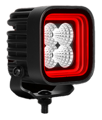 Feu de travail LED Lumidrive Halox 4 avec position orange et rouge