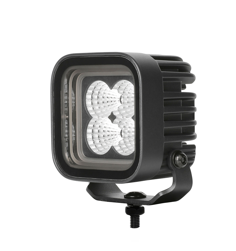 Feu de travail Lumidrive Halox 4 LED avec position