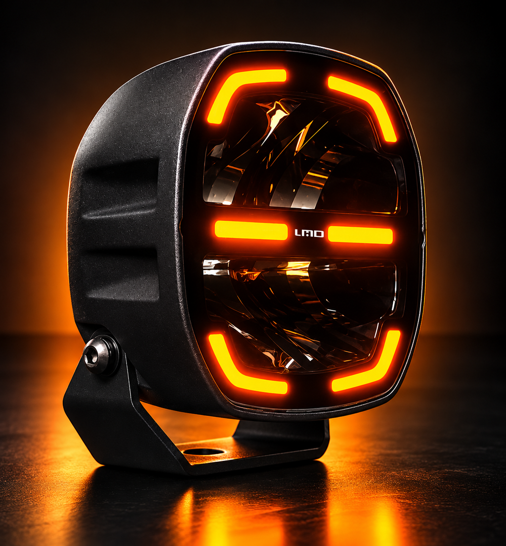 Night Seeker 4 avec feu de position orange