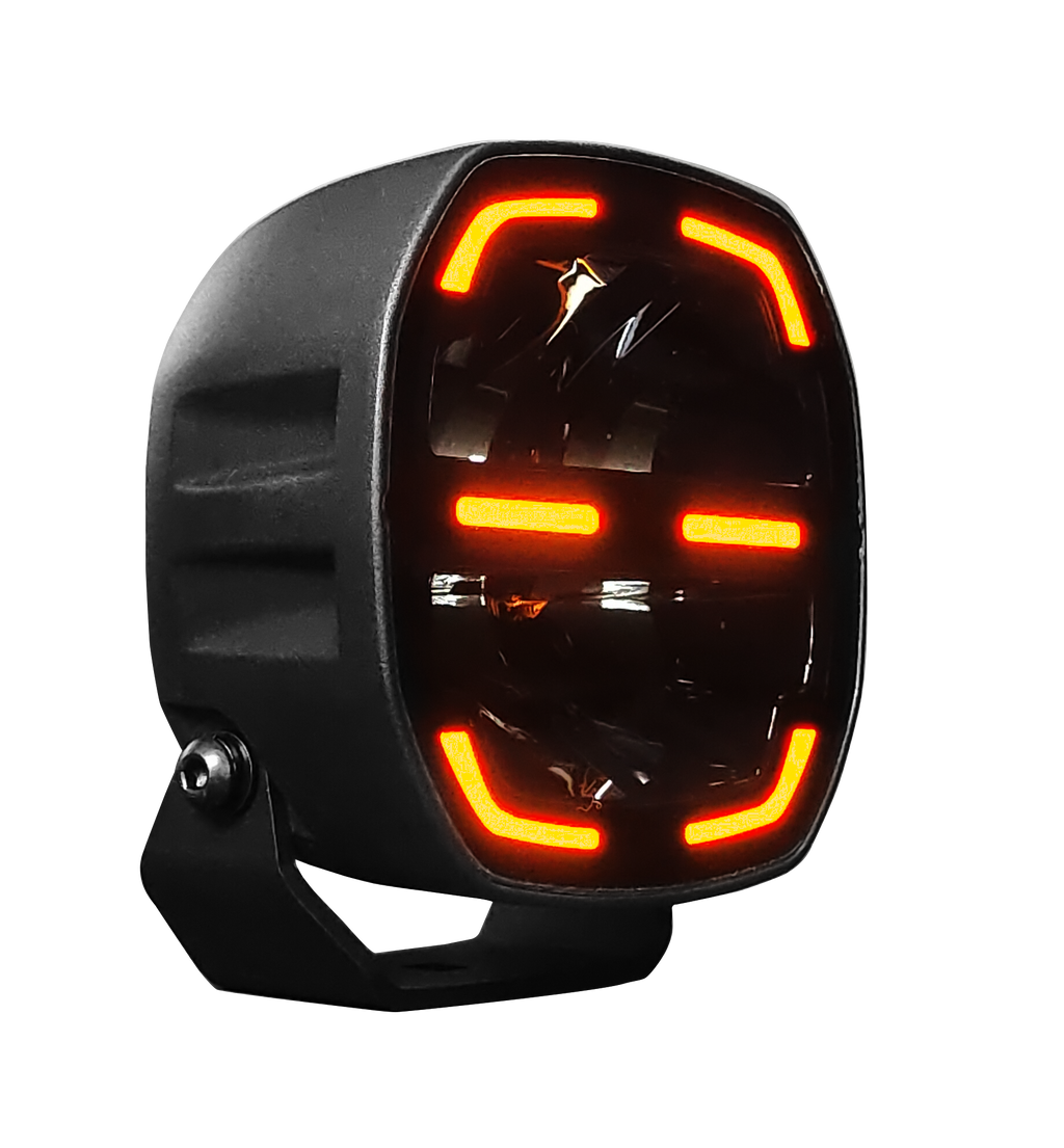 Night Seeker 4 avec feu de position orange