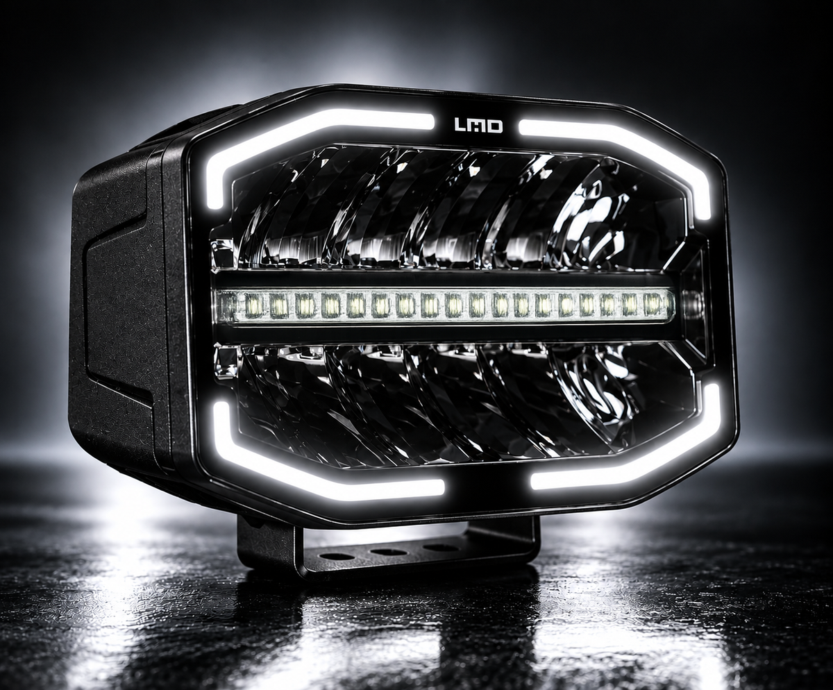 Feu de position blanc et orange Lumidrive Night Seeker S1