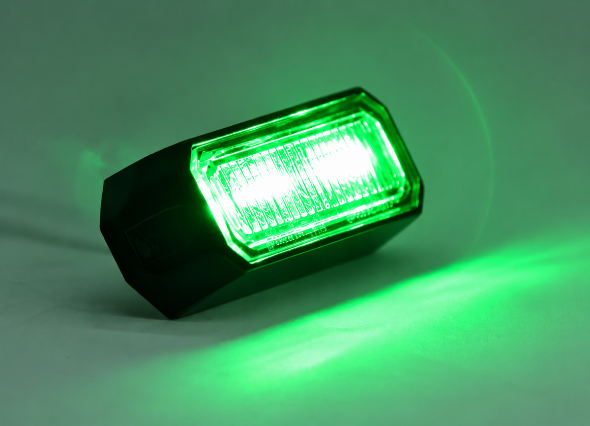Feu de pénétration 3 LED Lumiflash vert