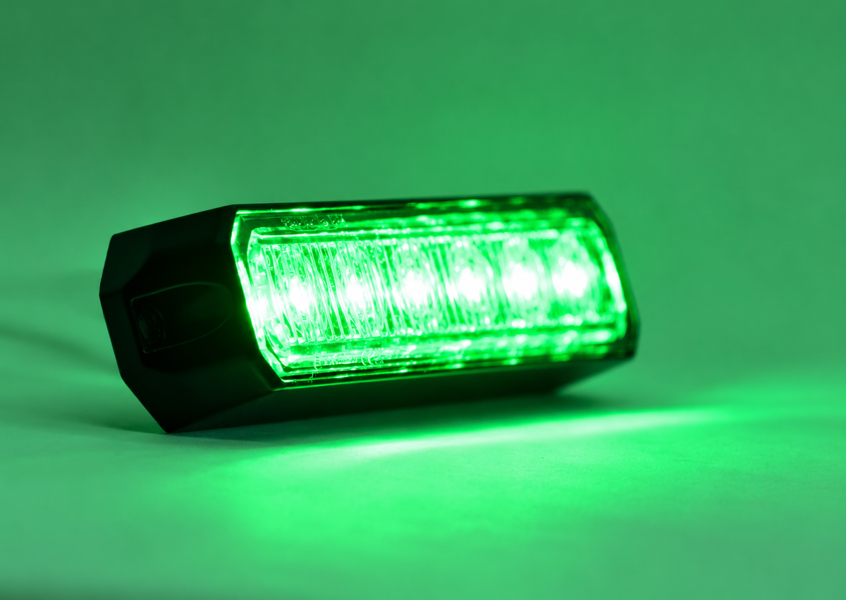 Feu de pénétration 6 LED Lumiflash vert