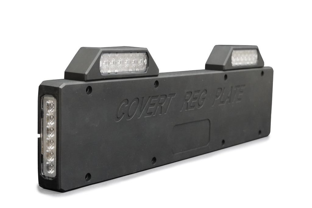 Support de plaque flexible Lumiflash avec 4 feux LED flash à 90 degrés
