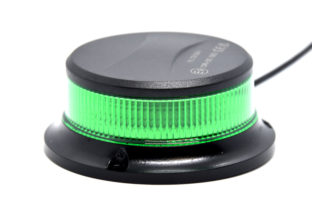 Gyrophare Lumiflash Ultra Slim vert fixation 3 vis