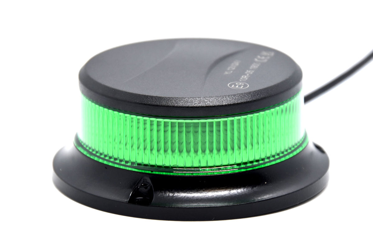 Gyrophare Lumiflash Ultra Slim vert fixation 3 vis