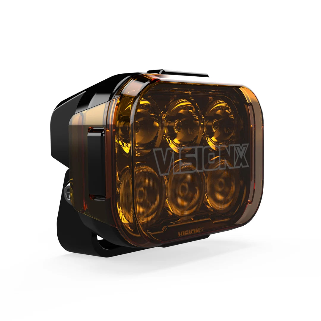 Cache clipsable installé sur feu Vision X DURA PRO 6 LED Image