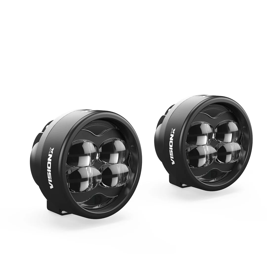 Paire de feux antibrouillard Vision X Cannon Race CR-4 blancs