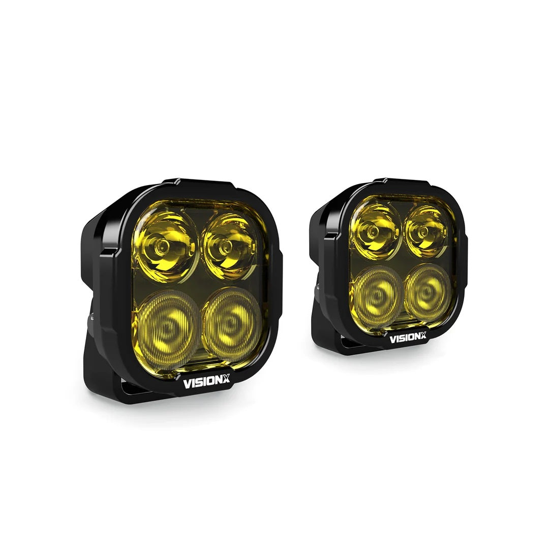 Paire de feux LED Vision X DURA PRO 4 Jaune