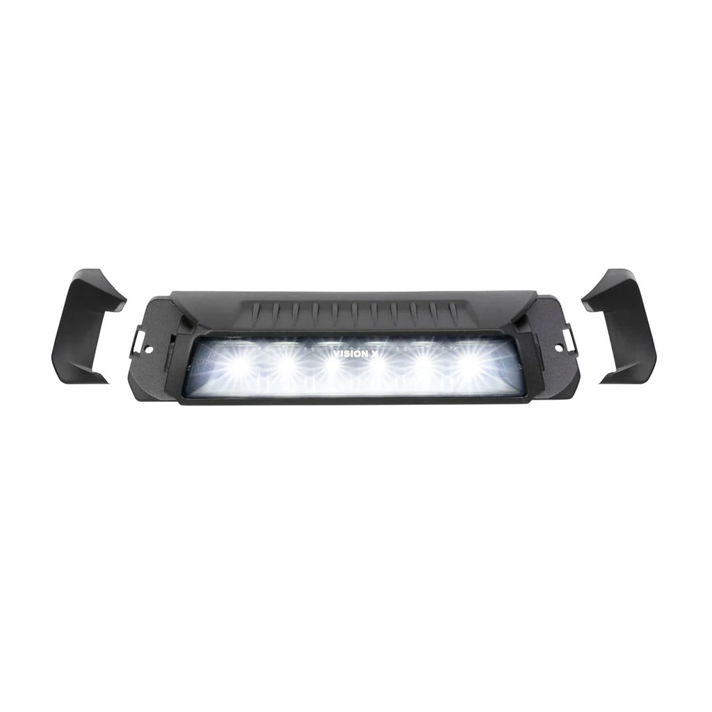 Éclairage de zone blanc Vision X Scene Light 18 W Wide Flood noir