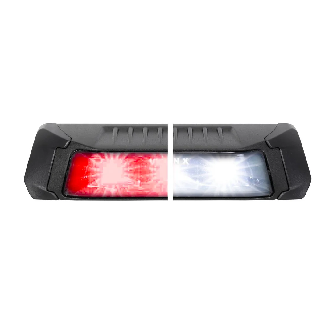 Feu de zone LED Vision X Scene Light 9 W blanc et rouge