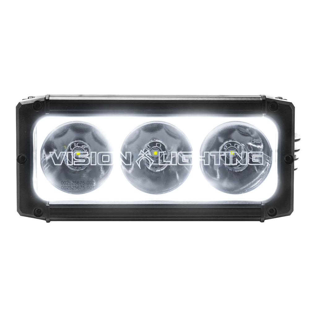 Halo rétroéclairé de la barre LED Vision X XPR-S 6 pouces