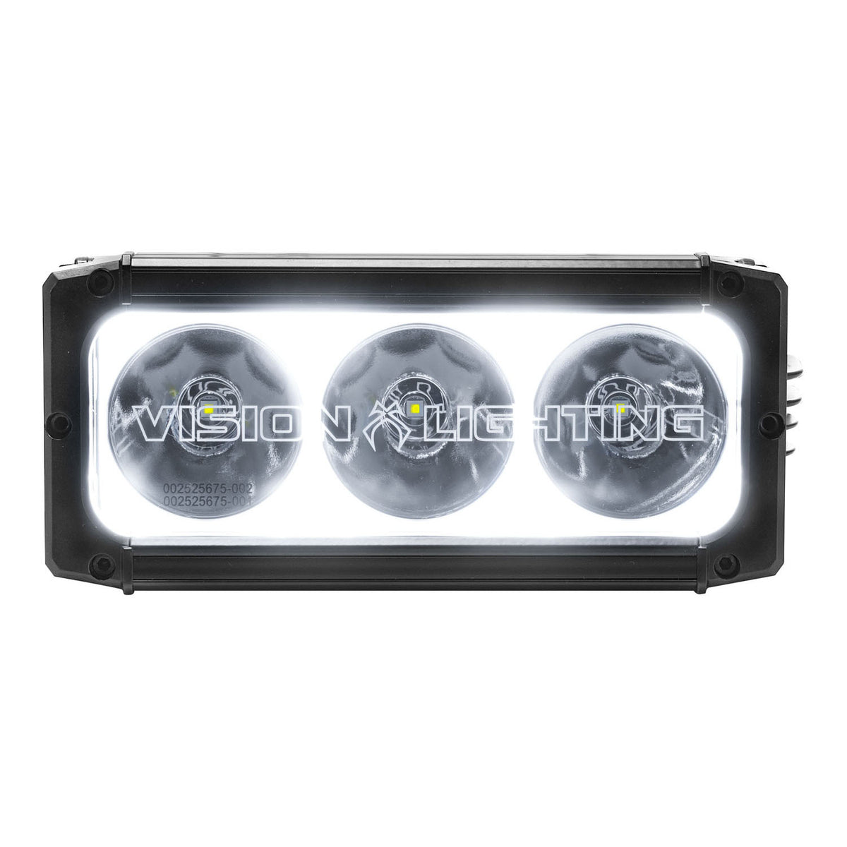 Halo rétroéclairé de la barre LED Vision X XPR-S 6 pouces